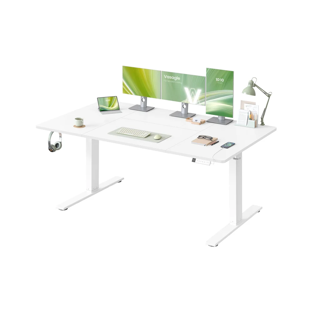 Höhenverstellbarer Schreibtisch mit USB Anschluss und Speicherfunktion - Image 6