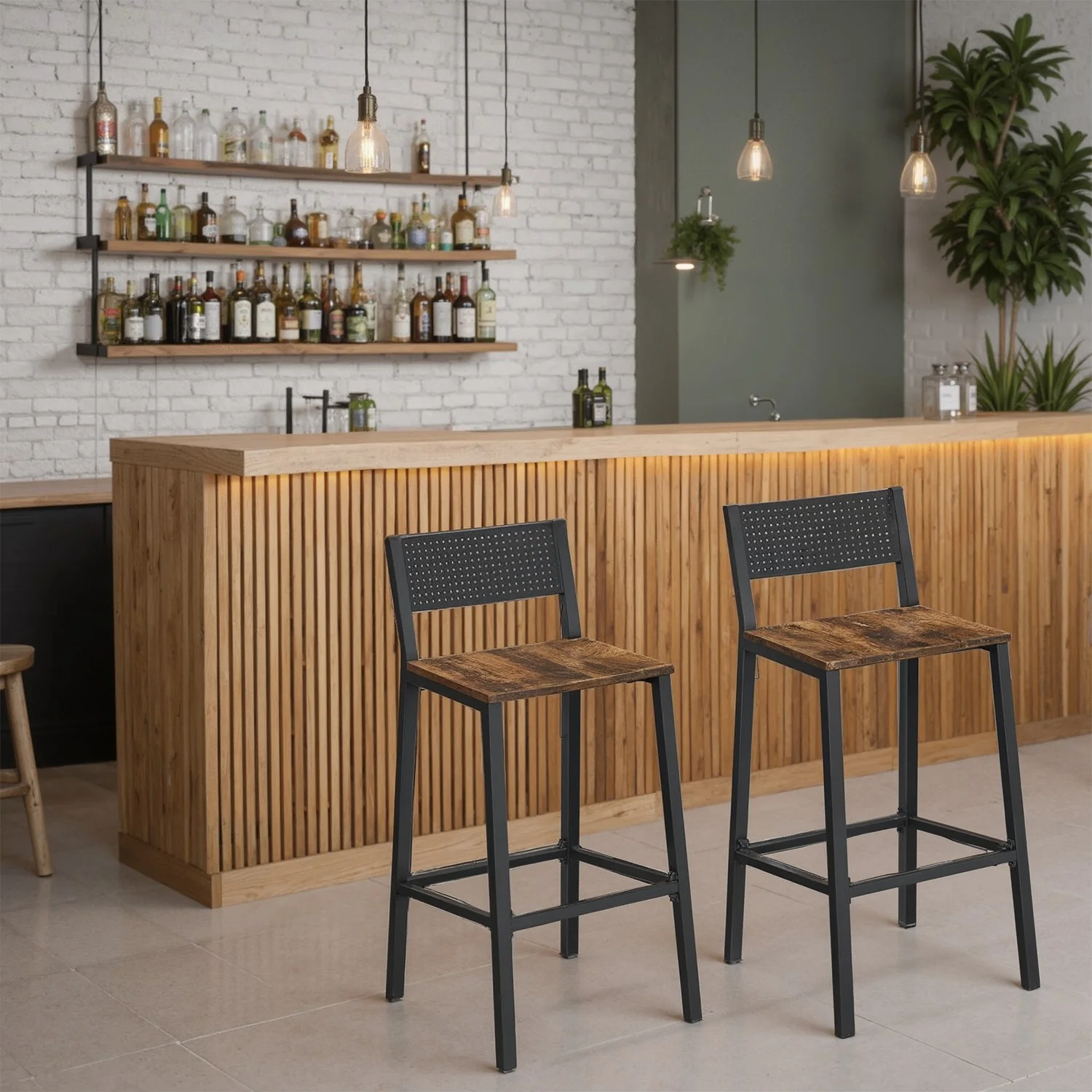 Industrie-Design Barhocker 2er Set