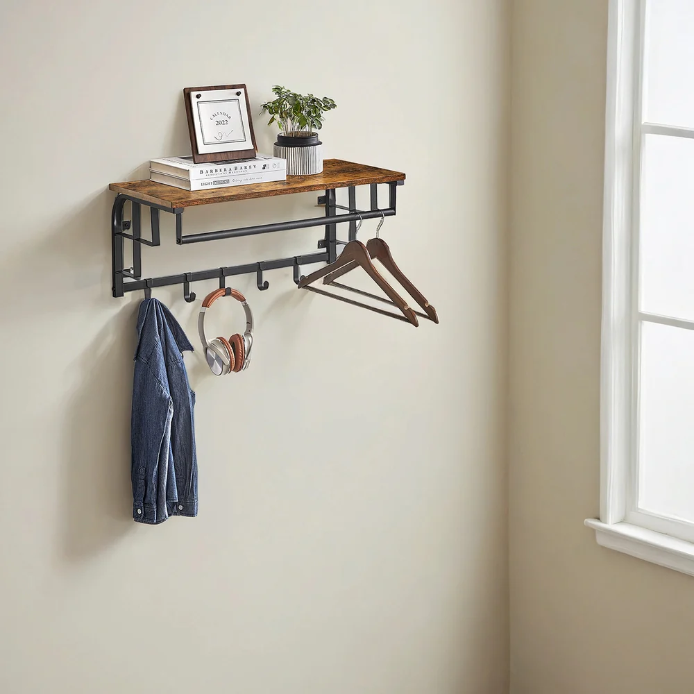 Industrie-Design Wandgarderobe
