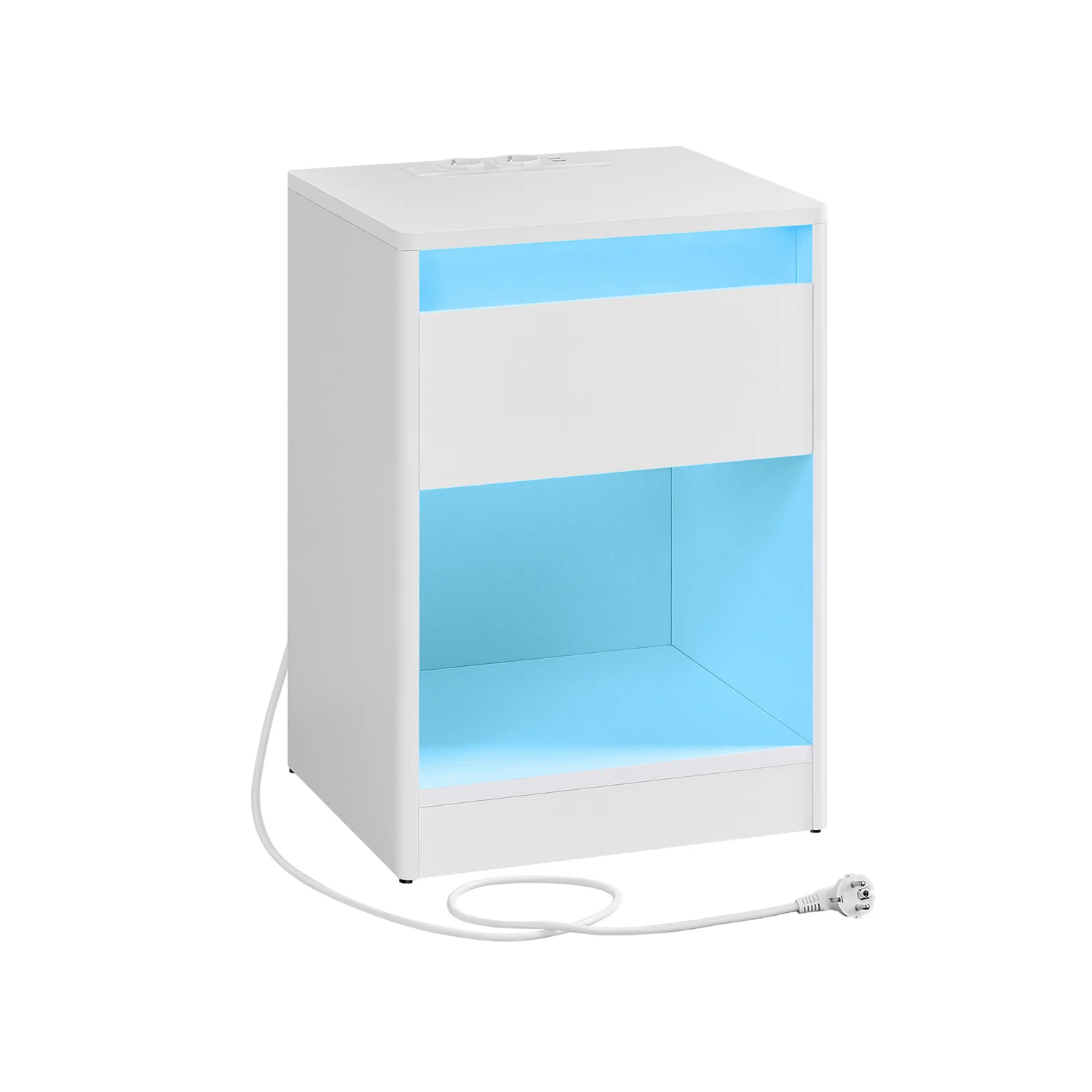 Nachttisch mit LED-Beleuchtung