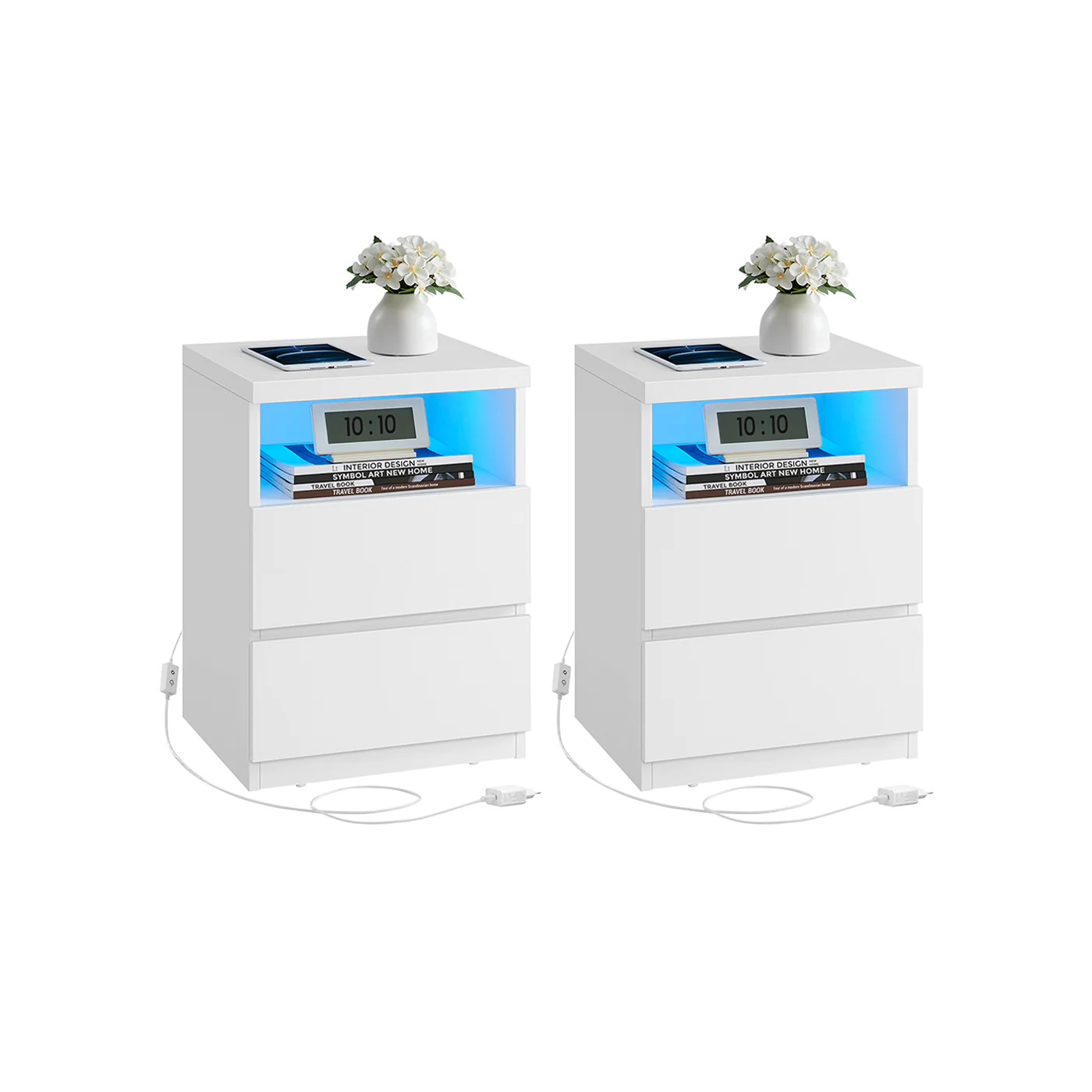 Nachttisch mit verstellbarer LED-Beleuchtung - Image 2