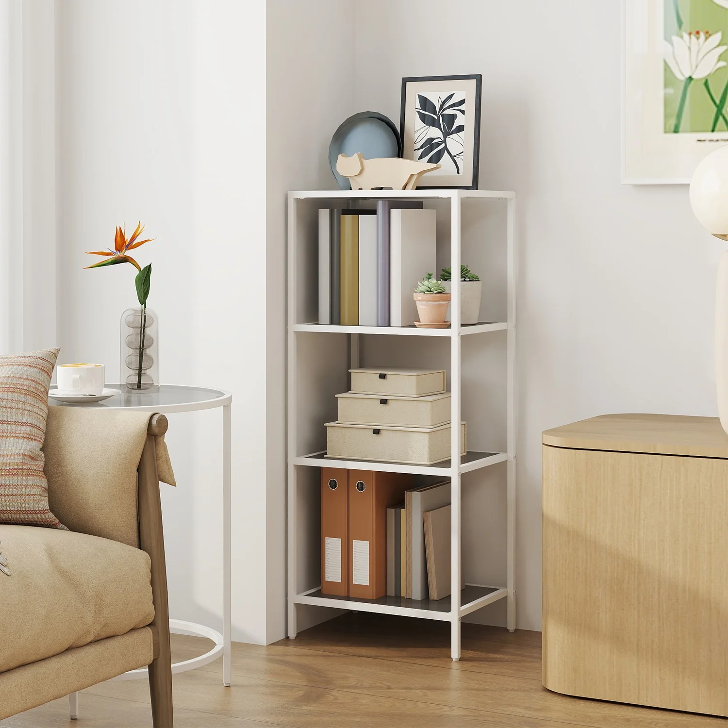 Regal mit 4 Ablagen transparent - Image 2