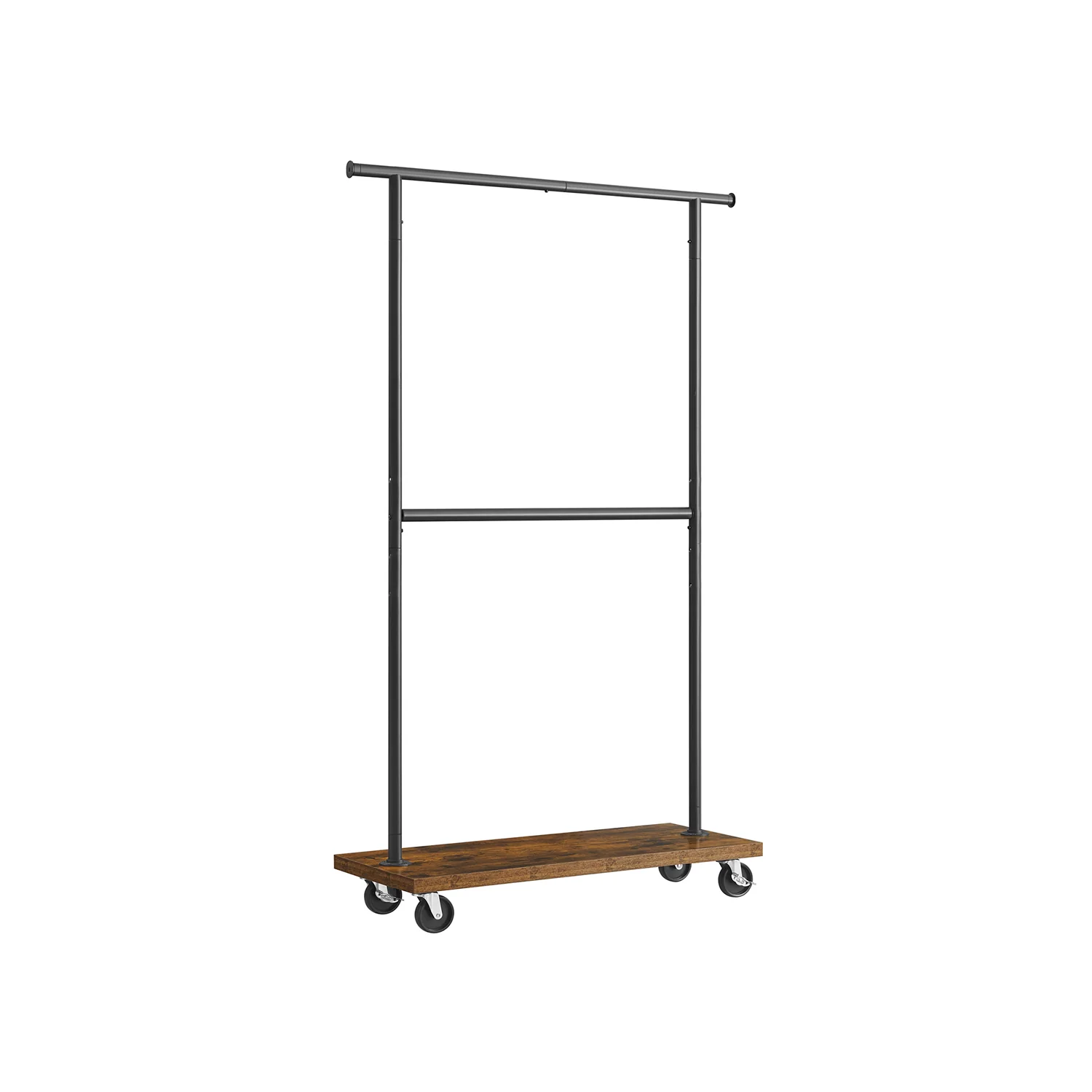 Rollbarer Kleiderständer mit 2 Kleiderstangen - Image 2
