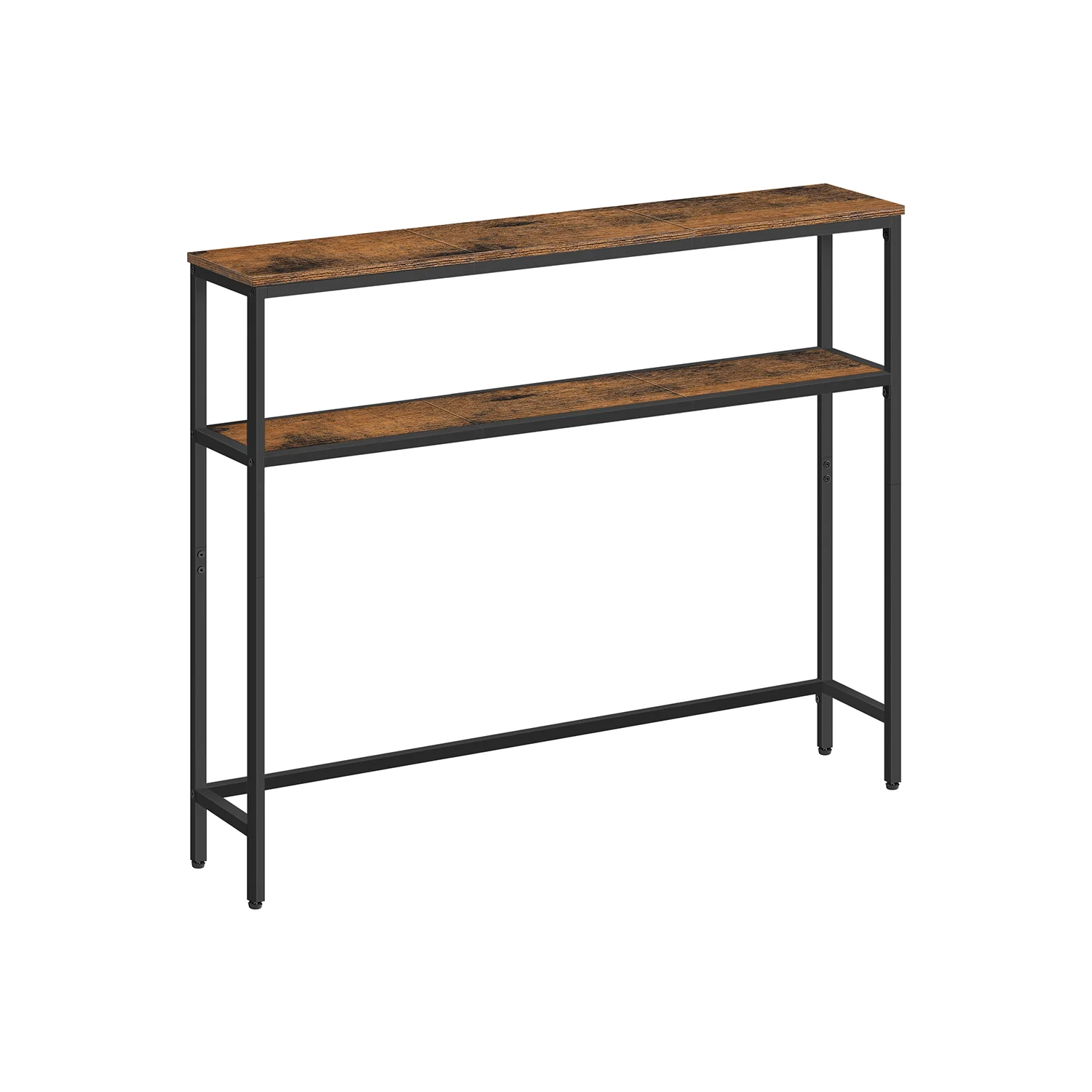 schmaler Sofatisch mit 2 Ablagen - Image 5
