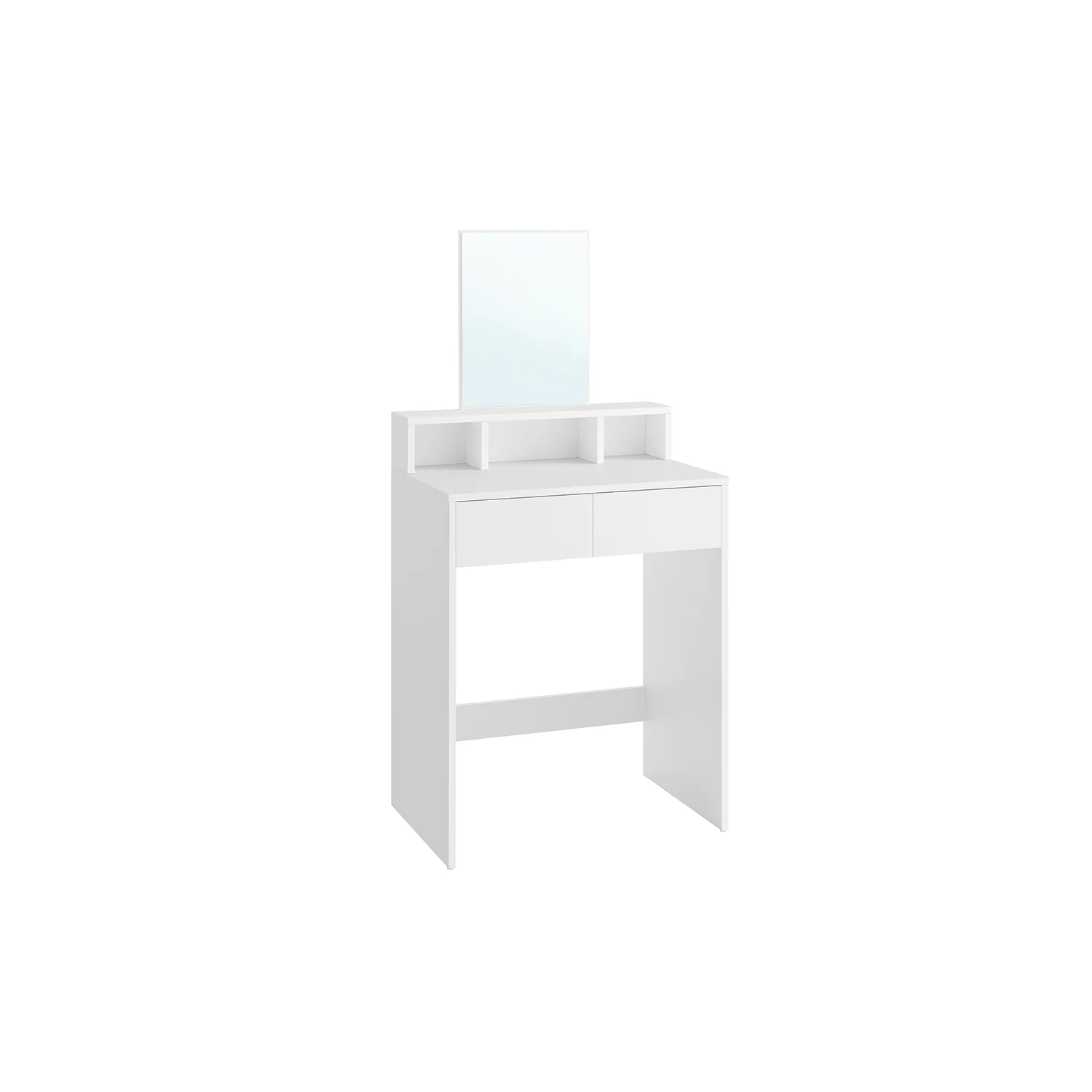 Schminktisch mit Spiegel und 2 Schubladen pastellrosa - Image 2