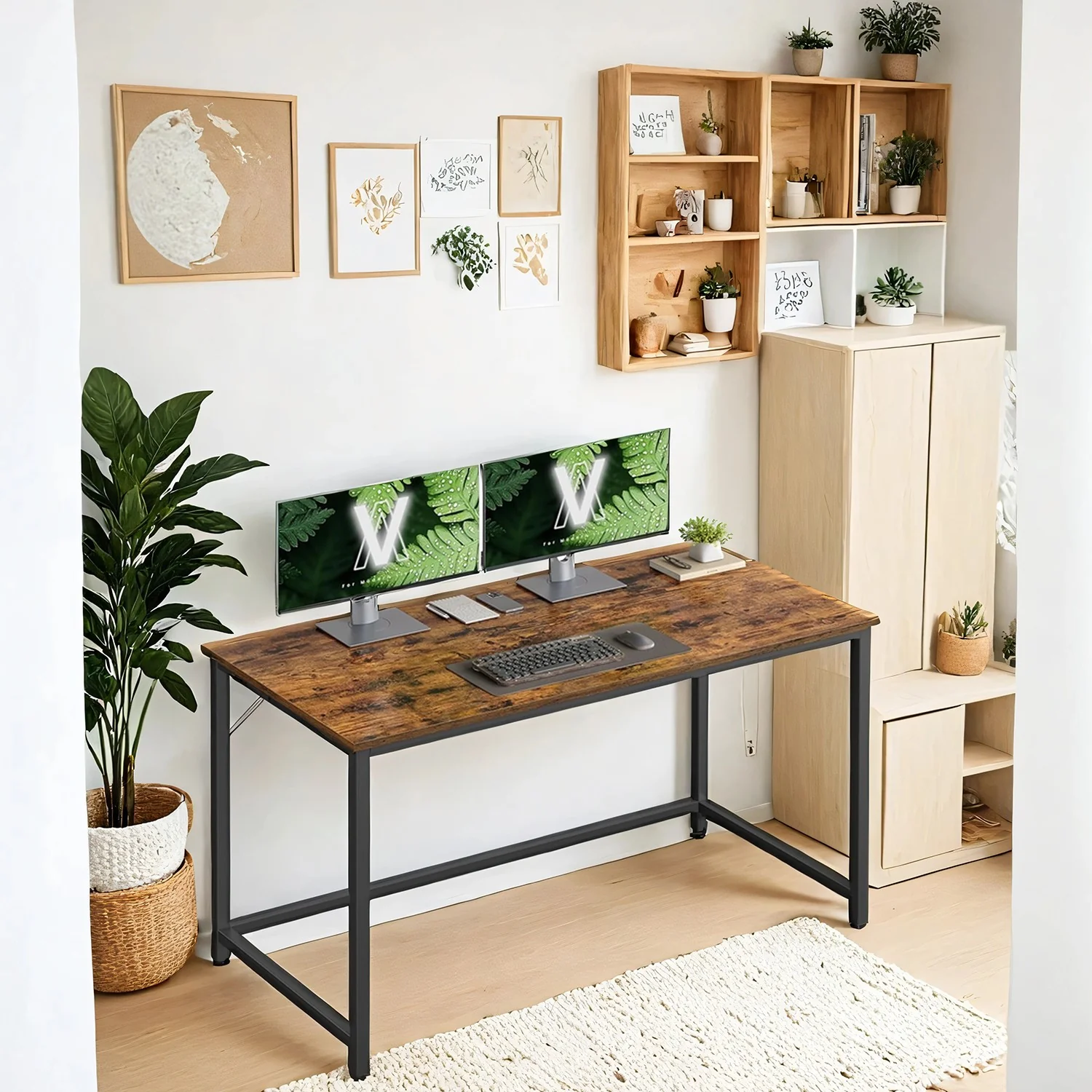 Schreibtisch mit Metallgestell - Image 2