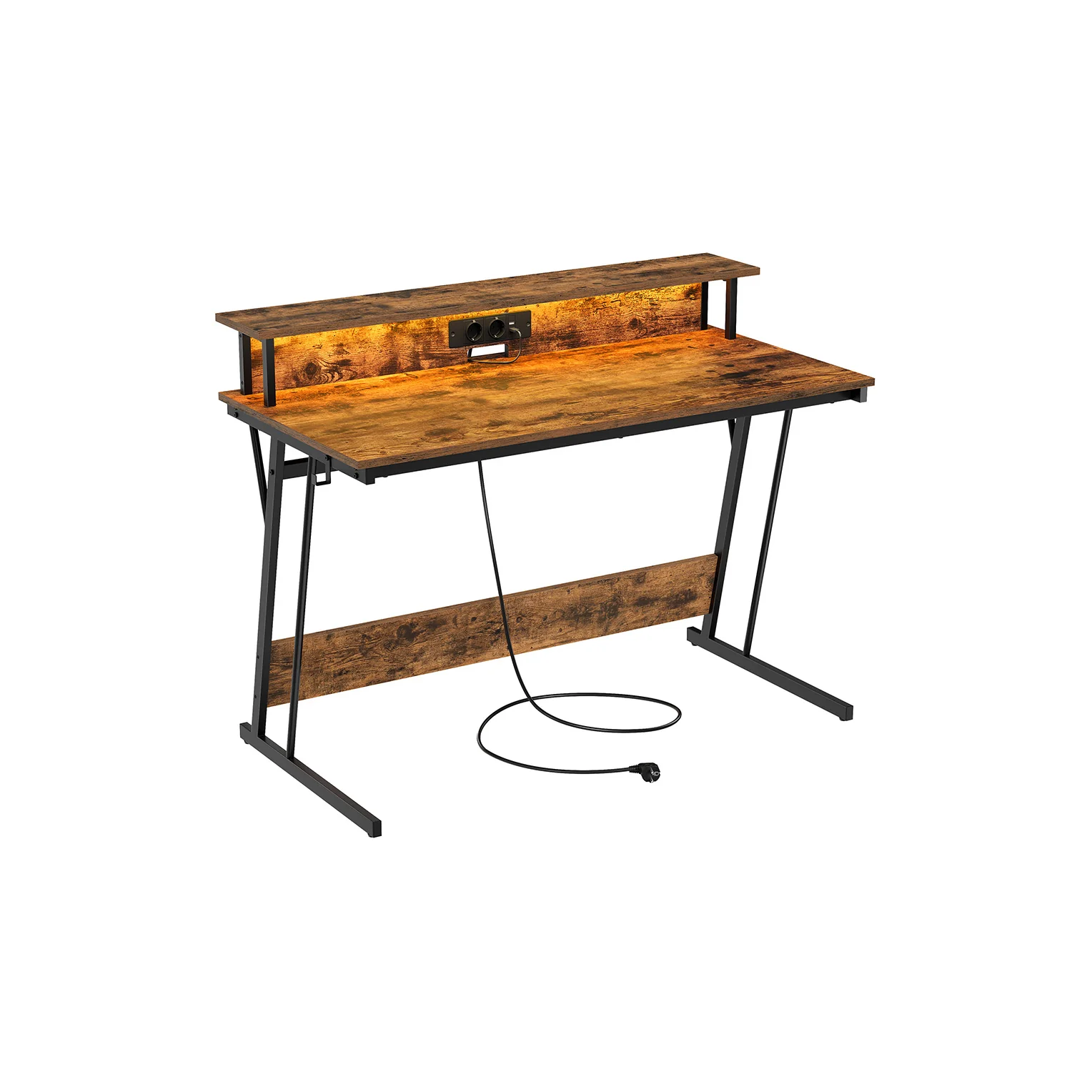 Gaming Tisch mit eingebauter Steckdosenleiste - Image 2