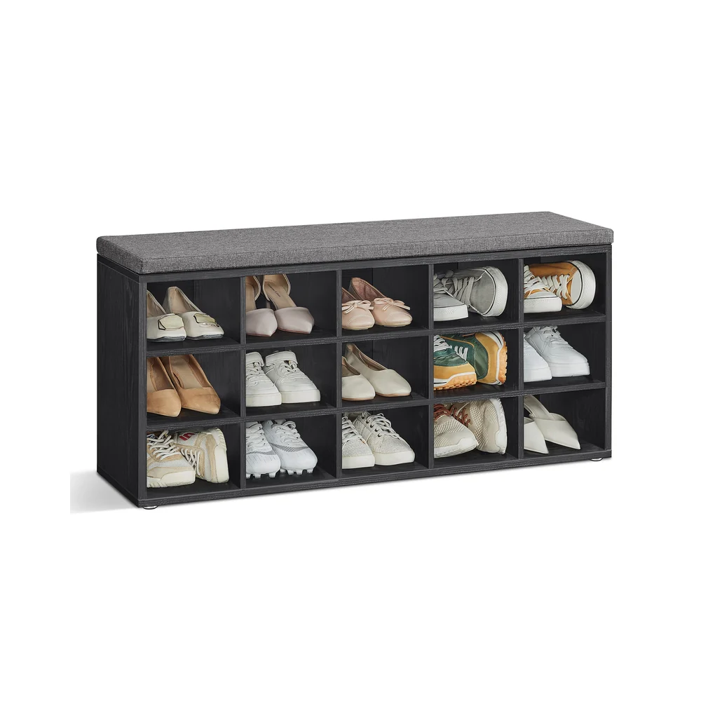 Schuhbank mit Kissen und 15 Fächern - Image 4