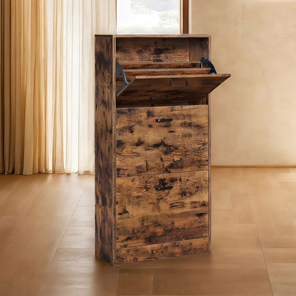 Schuhschrank mit 3 Klappen