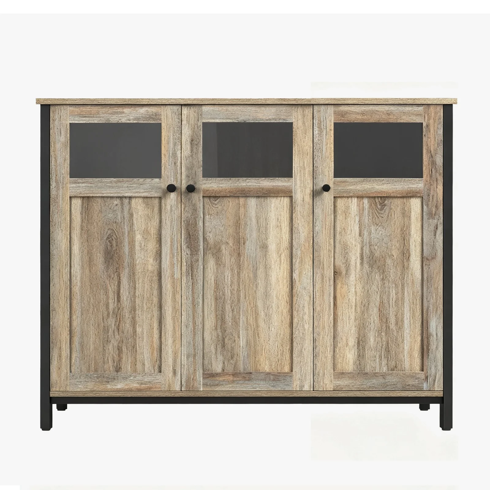 Sideboard vintagebraun-schwarz - Image 2