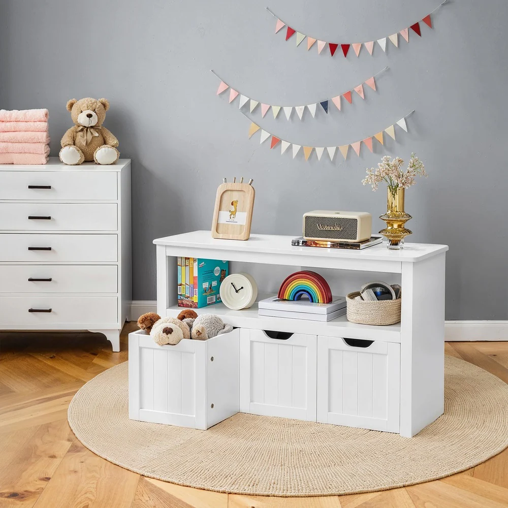 Spielzeugschrank für Kinderzimmer Weiß