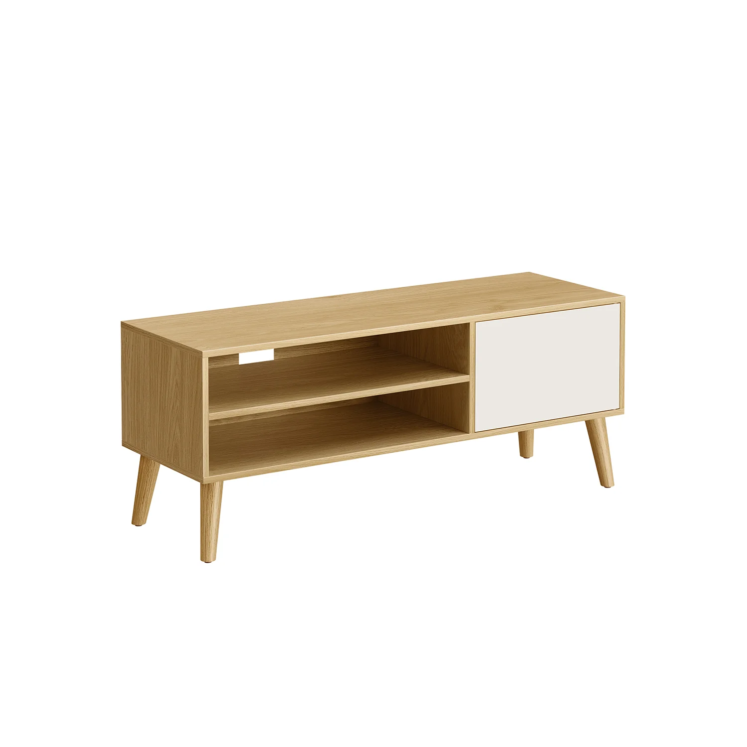 TV-Schrank mit 1 Tür 40 x 120 x 49 cm weiß - Image 3