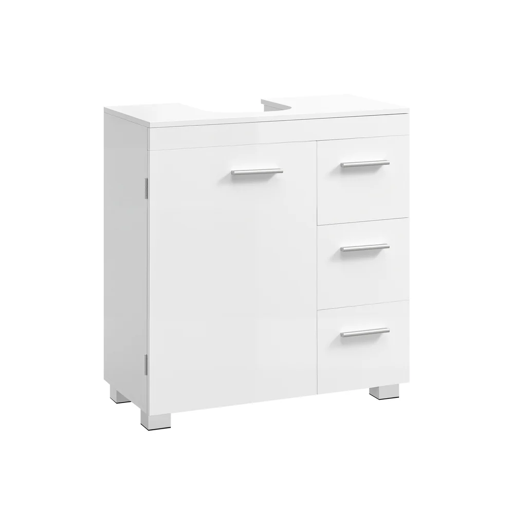 Waschbeckenunterschrank mit Schubladen und Füßen - Image 5