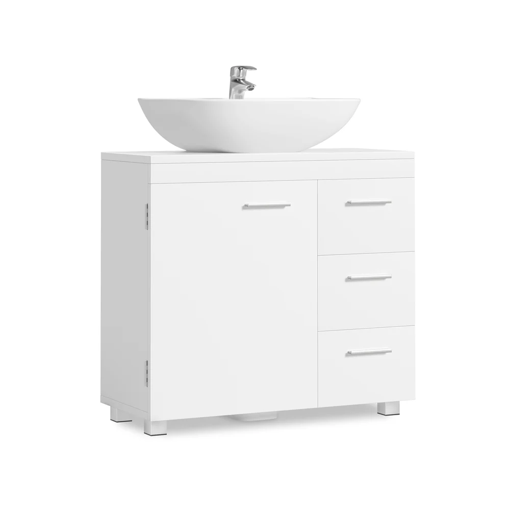 Waschbeckenunterschrank mit Schubladen und Füßen - Image 6